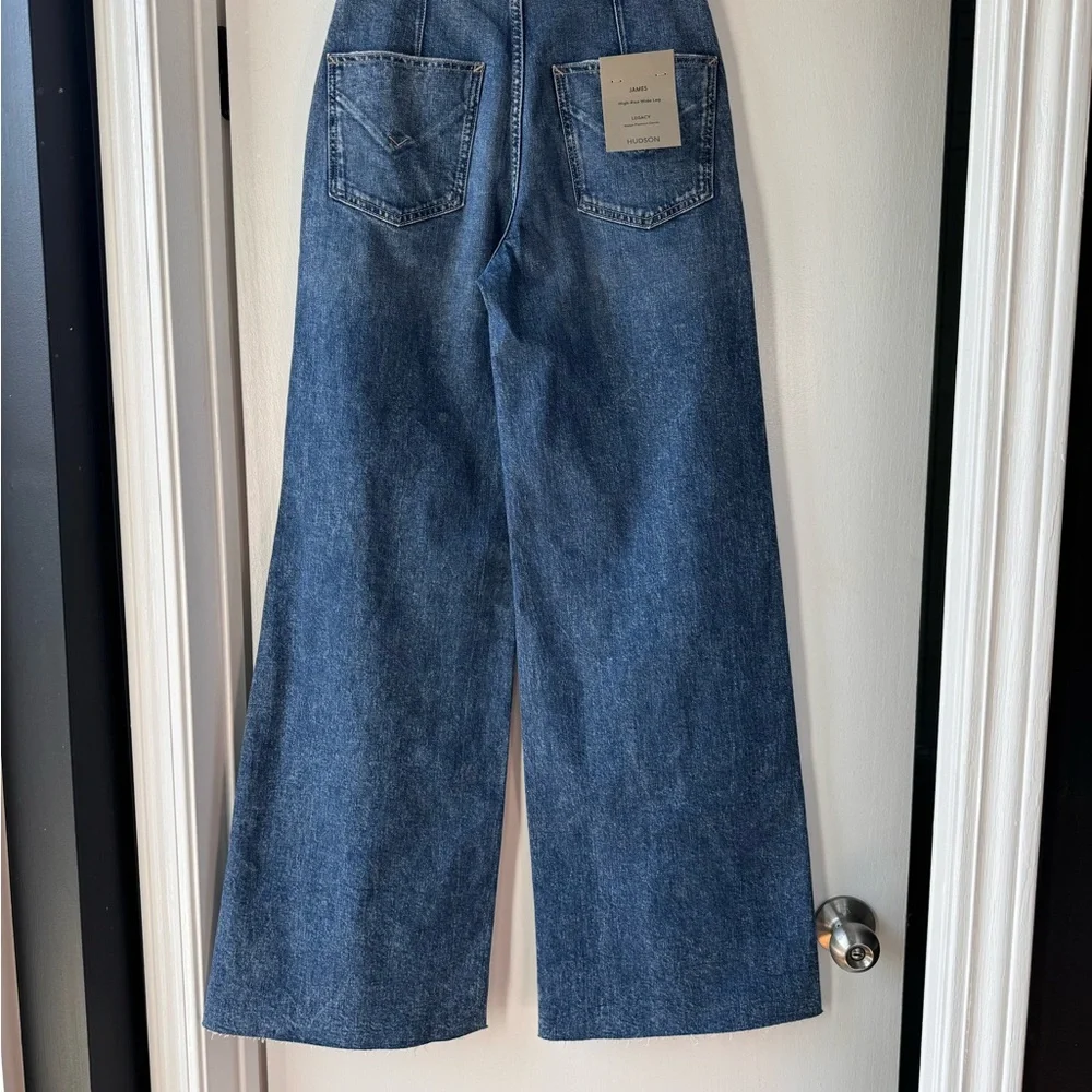 Hudson James High Rose Dart Wide Leg - Picture 5 of 7